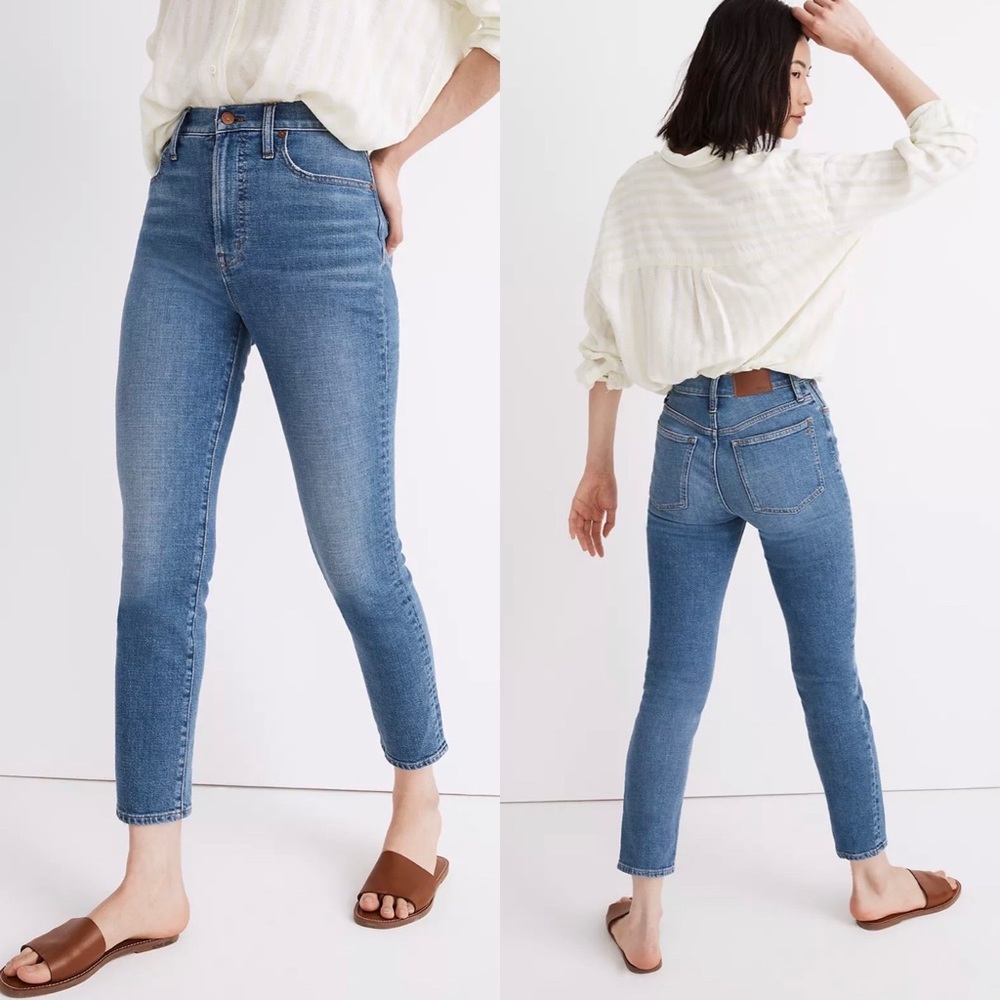 Madewell The Perfect Vintage Crop Blue Jean Size 29 NWT